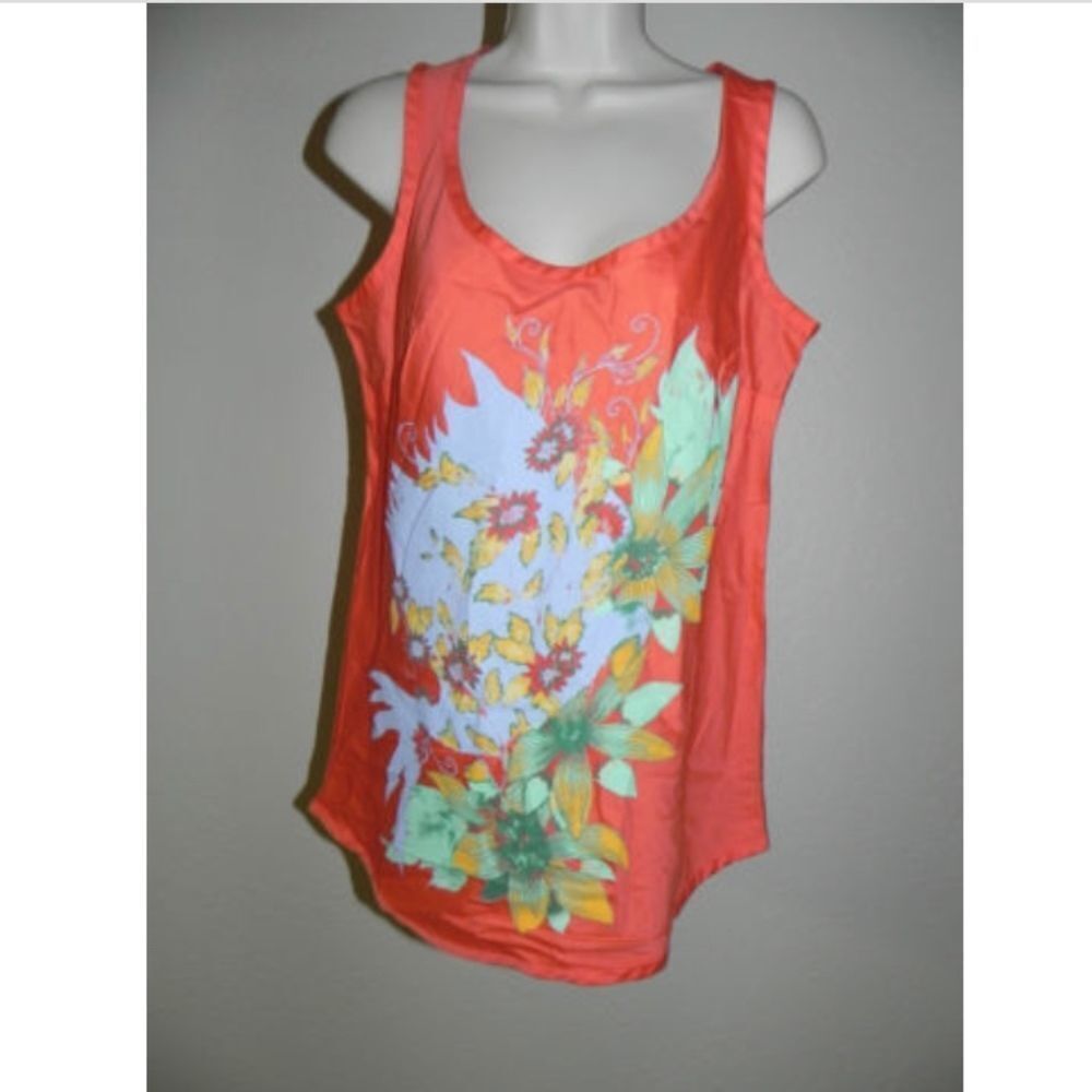 New York and Company Medium Tank Womens Orange